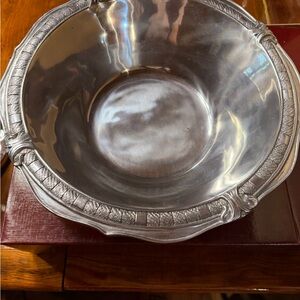 Arthur Court Silver Serveware Bowl and serving utensils